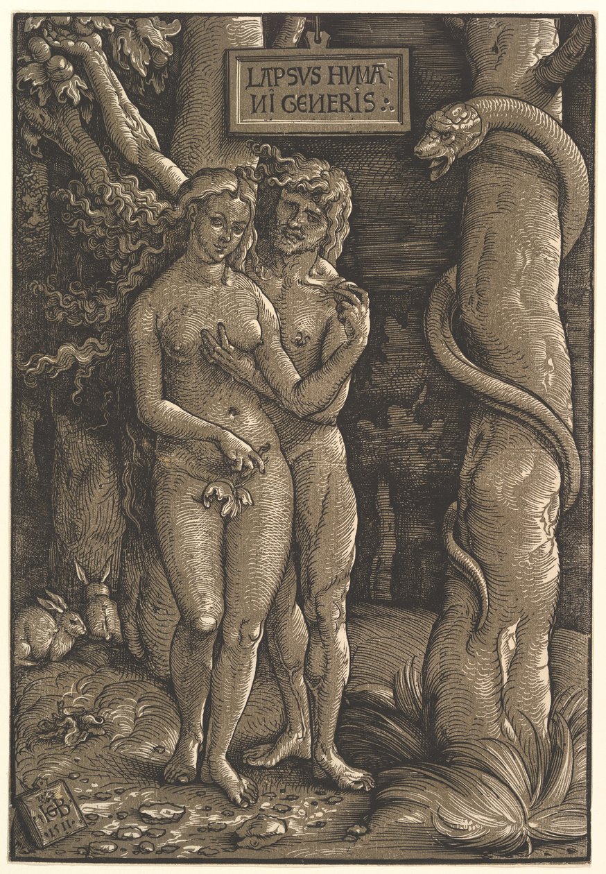 La caída de la humanidad, 1511 de Hans Baldung Grien