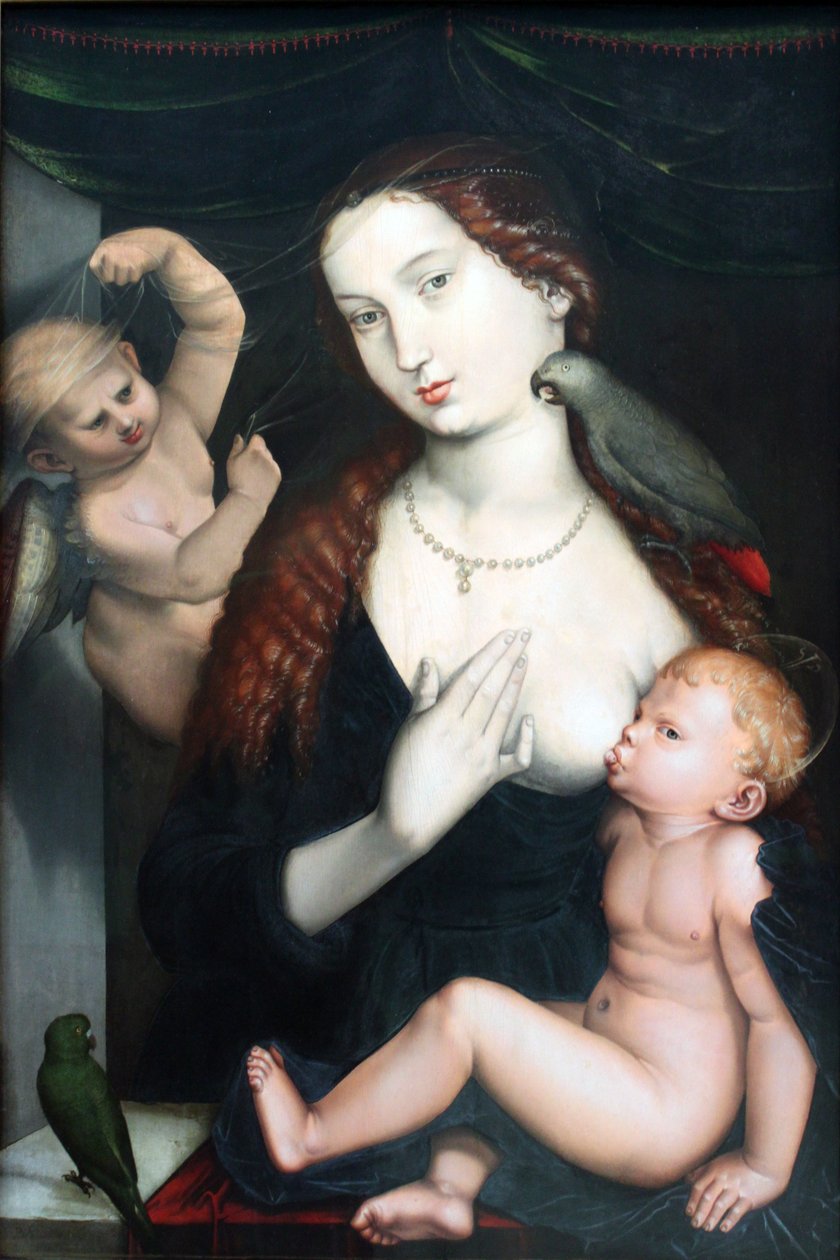 La Virgen de los loros de Hans Baldung Grien
