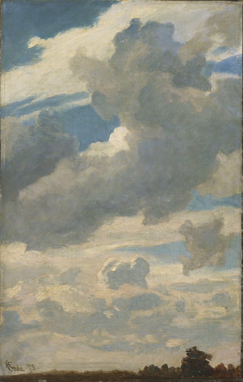 Estudio aéreo de Hans Gude