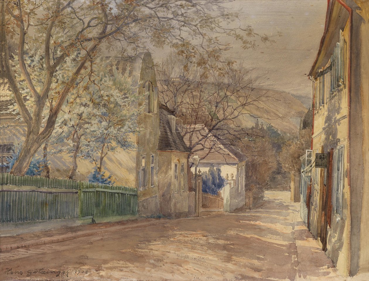 La casa de Therese Krones en Heiligenstadt de Hans Götzinger