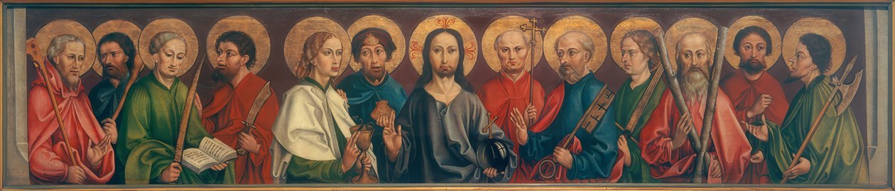 Cristo y los doce apóstoles de Hans Haider