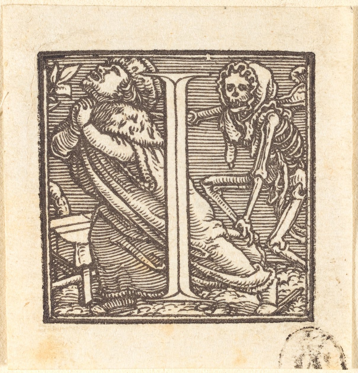 Letra I de Hans Holbein der Jüngere