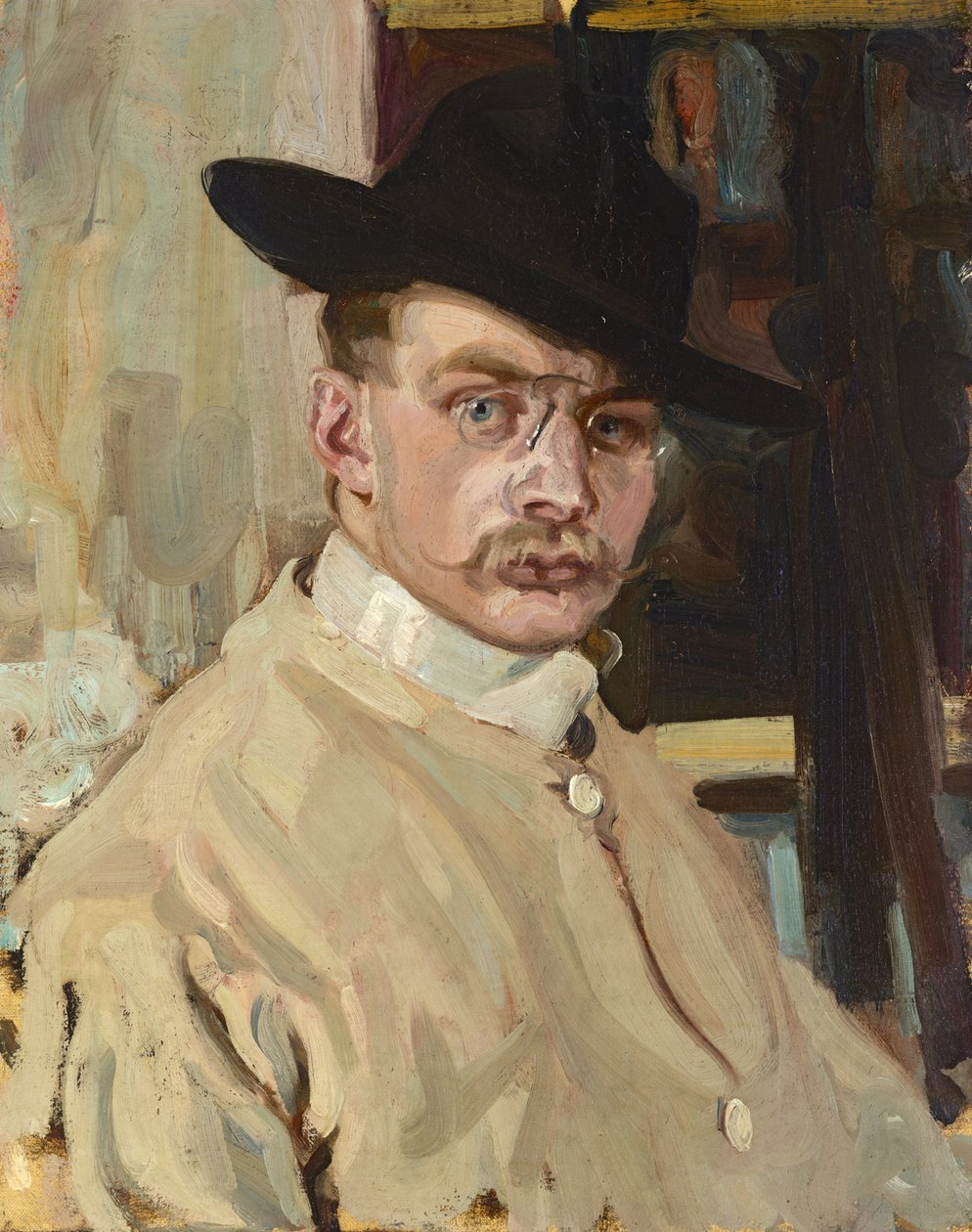 Auto retrato de Hans Lesker