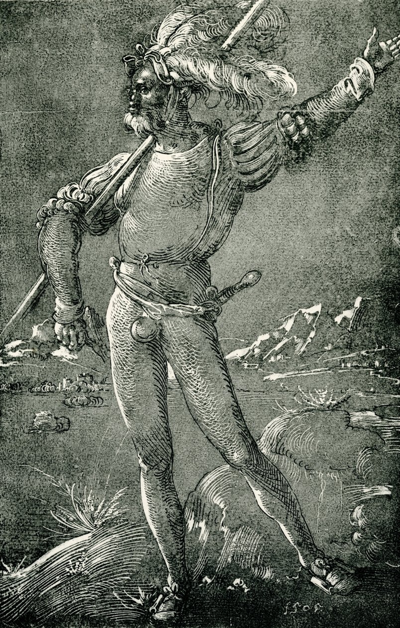 Mercenario suizo de Hans Leu