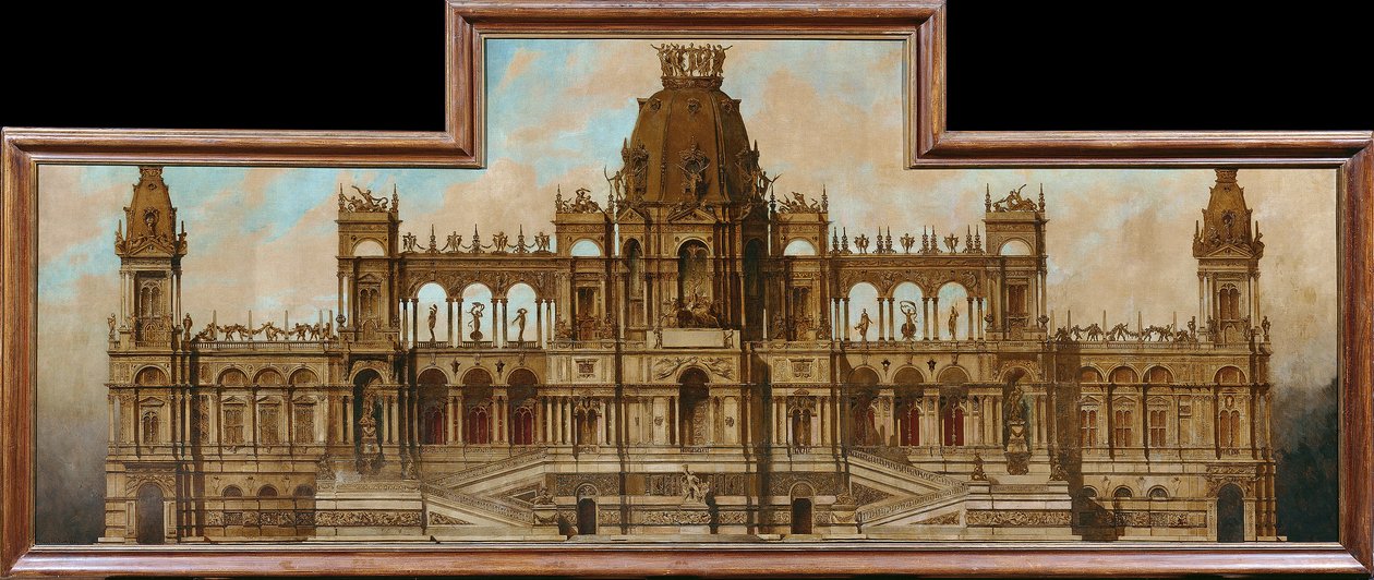 Diseño para un Palacio: Fachada de Hans Makart