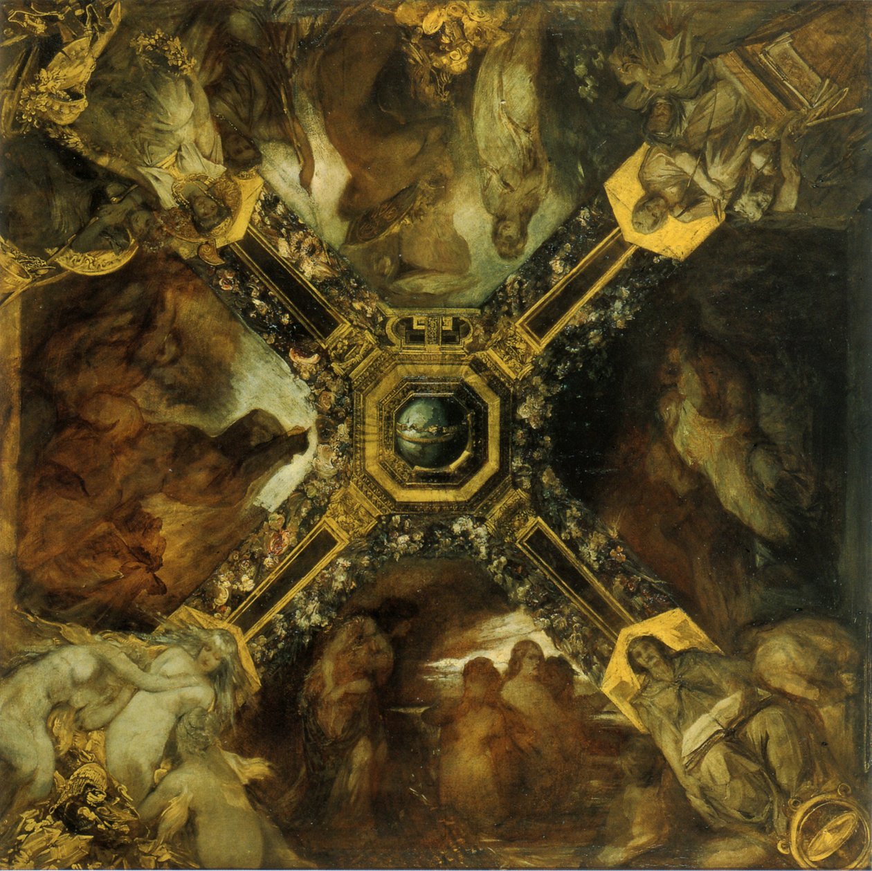 El Anillo del Nibelungo Estudio, 1871-1872 de Hans Makart