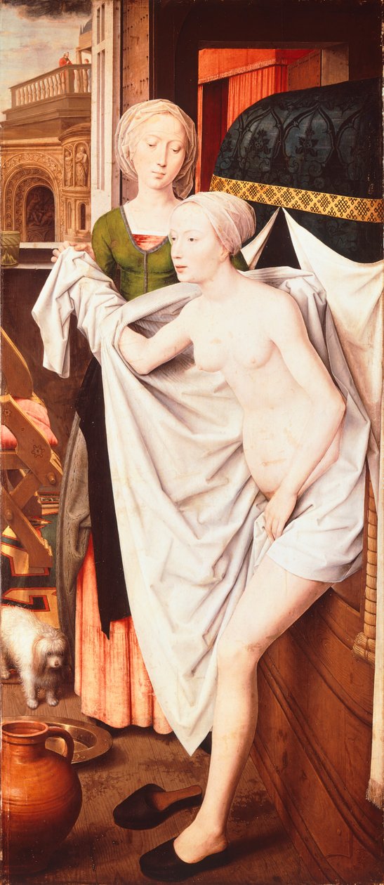 Betsabé en su baño de Hans Memling