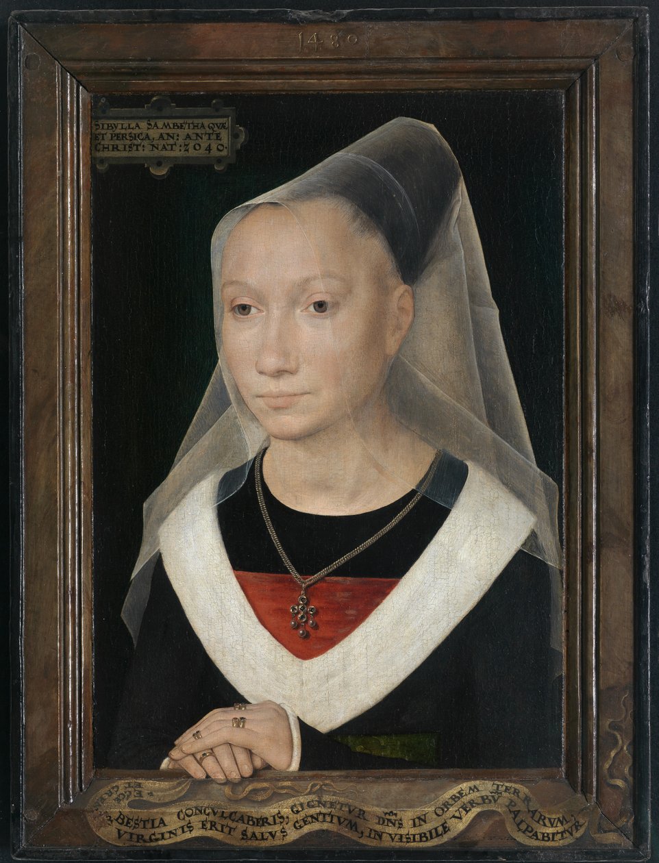 Retrato de una joven de Hans Memling