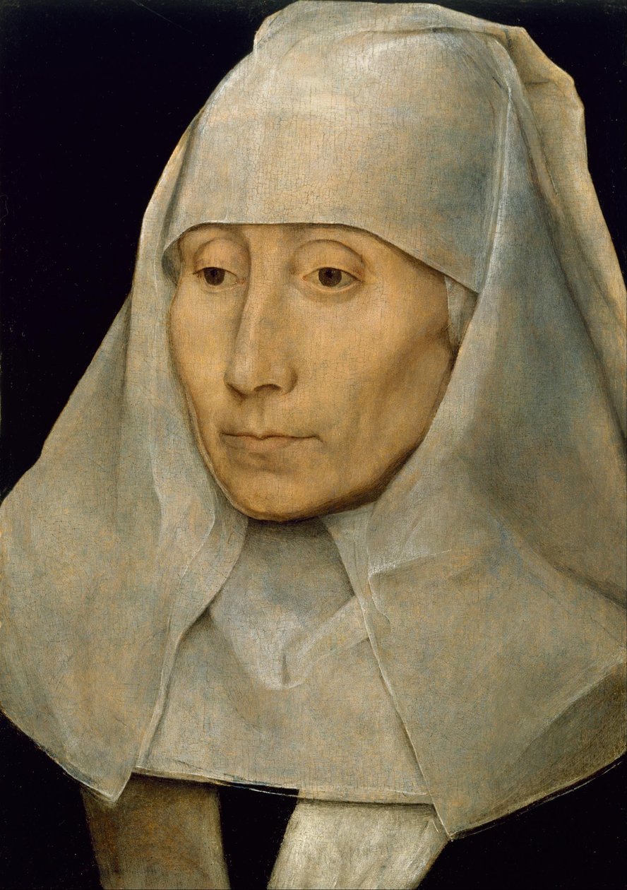 Retrato de una anciana de Hans Memling