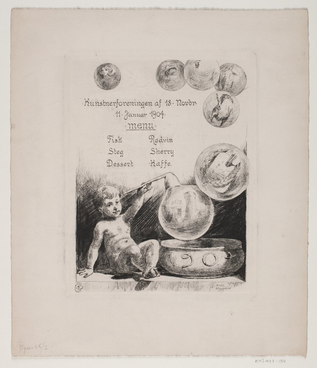 Menú de Hans Nikolaj Hansen