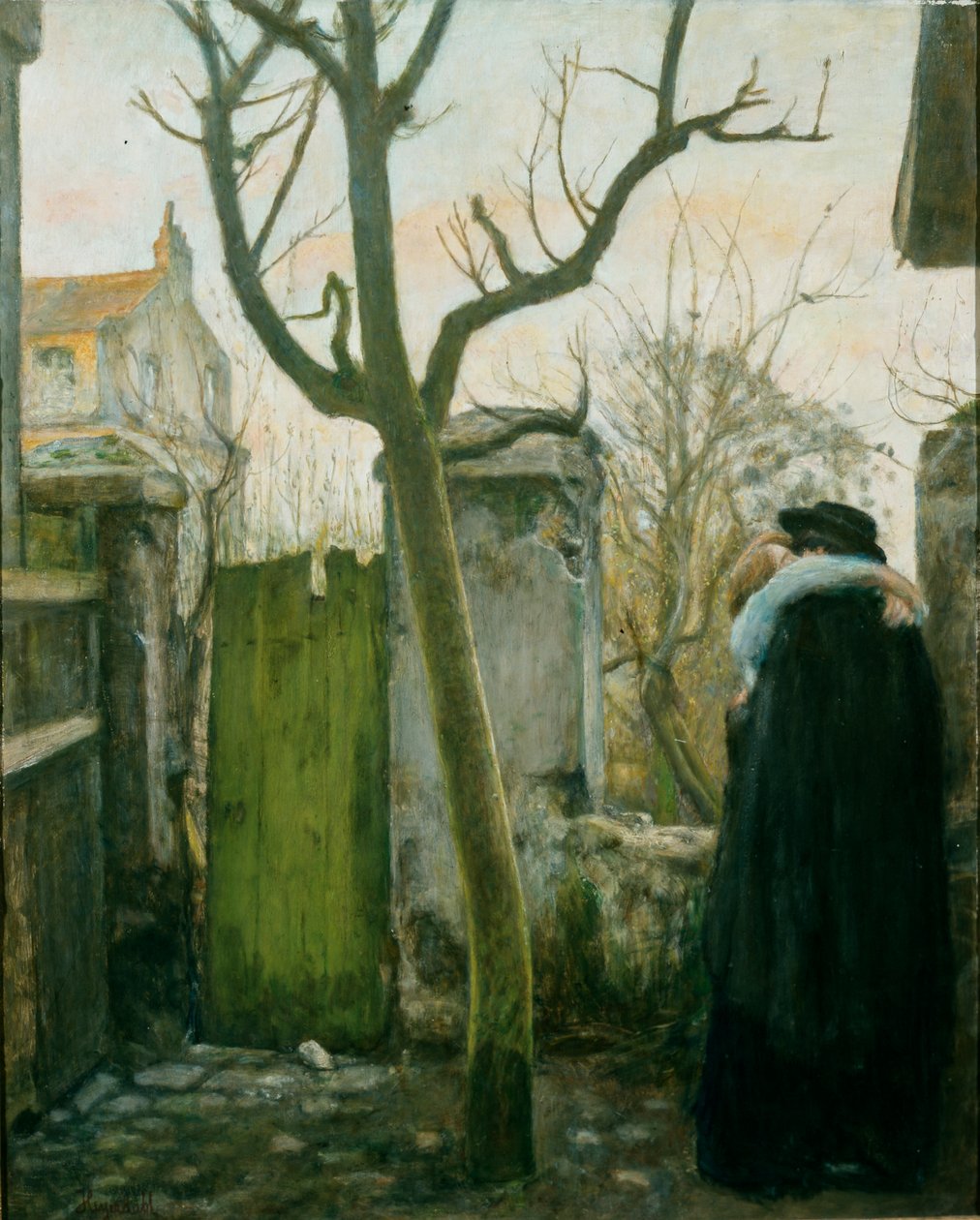Un idilio (óleo sobre lienzo) de Hans Olaf Heyerdahl