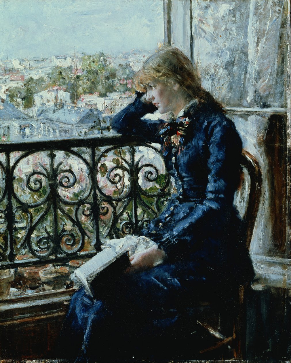 En la ventana, 1881 de Hans Olaf Heyerdahl