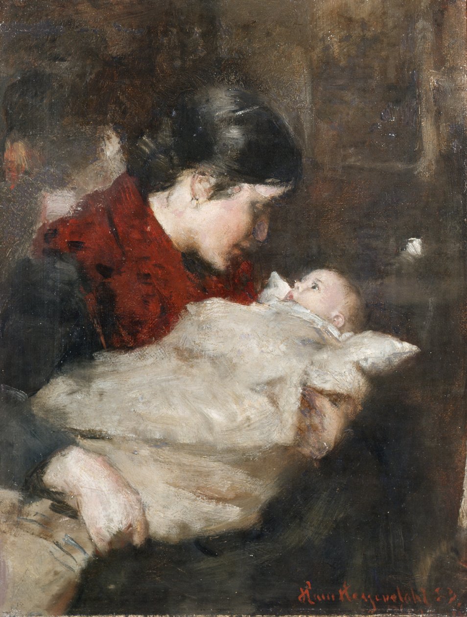 Madre e hijo de Hans Olaf Heyerdahl