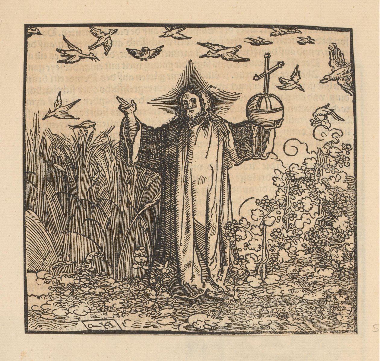 Antes de Cristo como Salvatore de Hans Schäufelein (possibly)