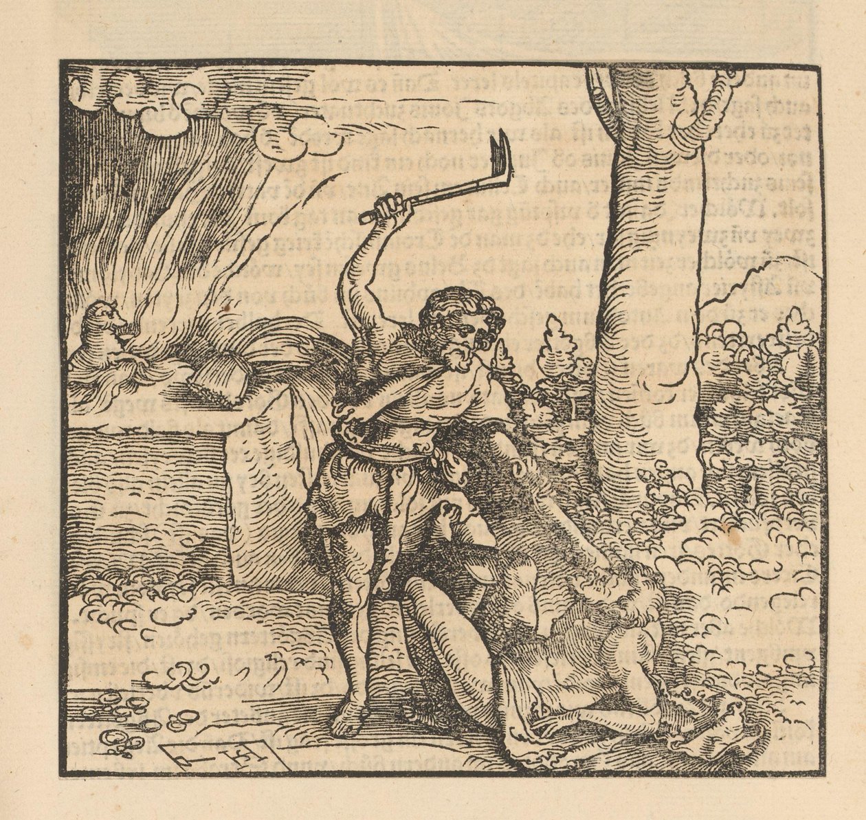Caín mata a Abel de Hans Schäufelein (possibly)