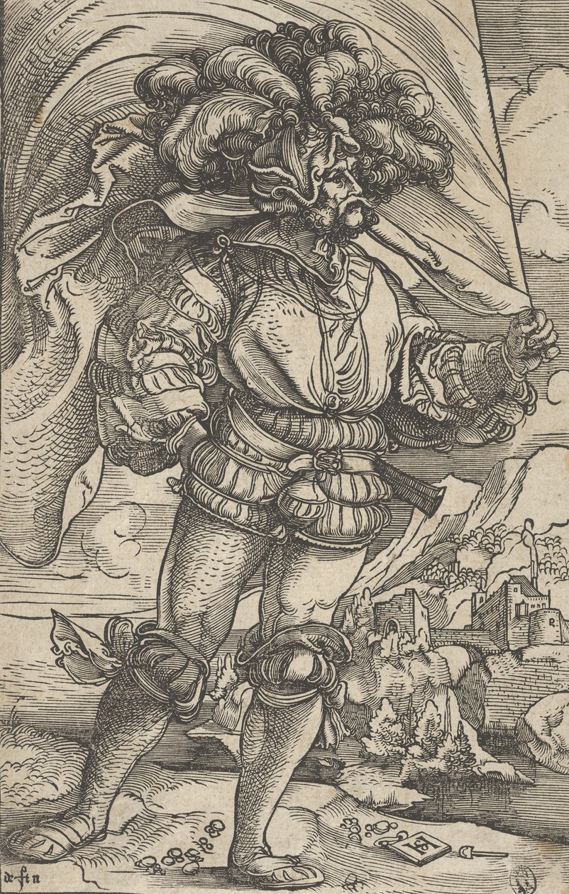 El abanderado de Hans Schäufelein the Elder