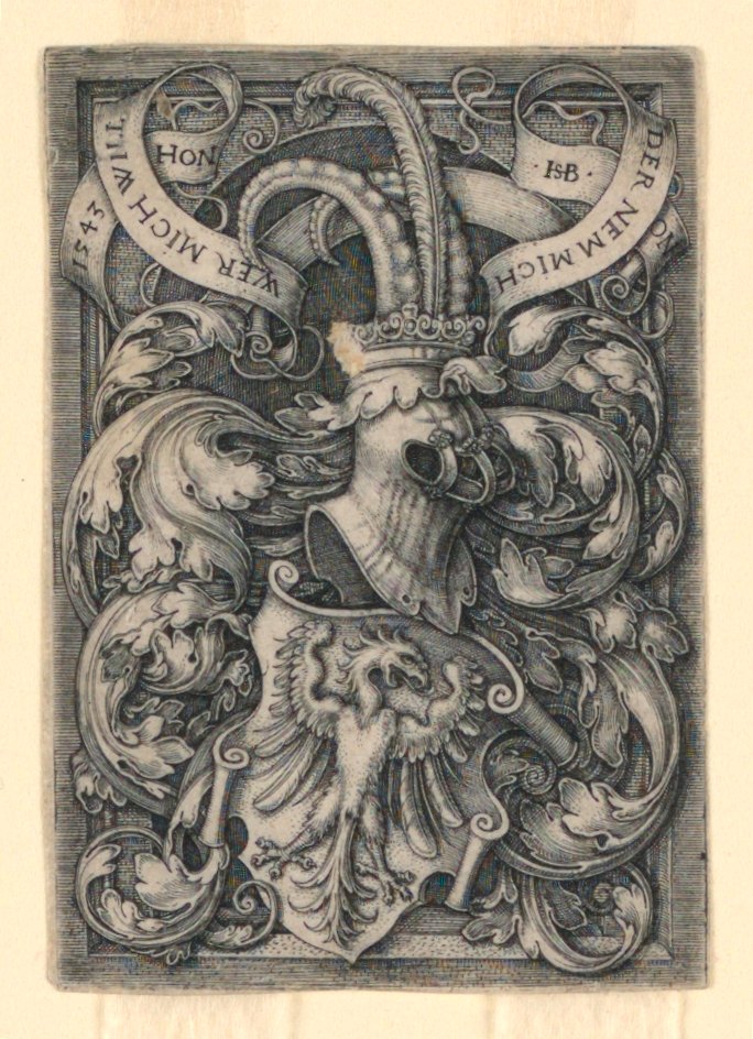 Escudo de armas con un águila de Hans Sebald Beham