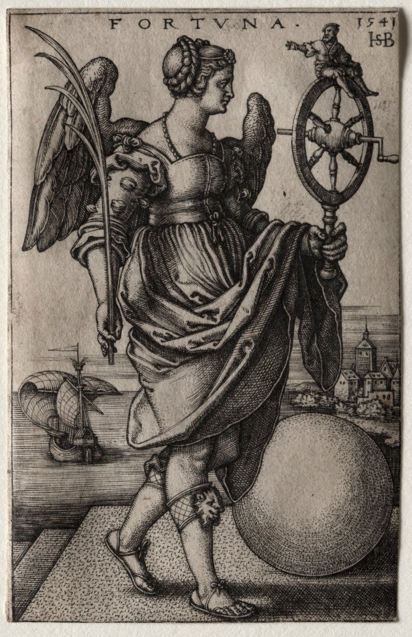 Fortuna, 1541 de Hans Sebald Beham