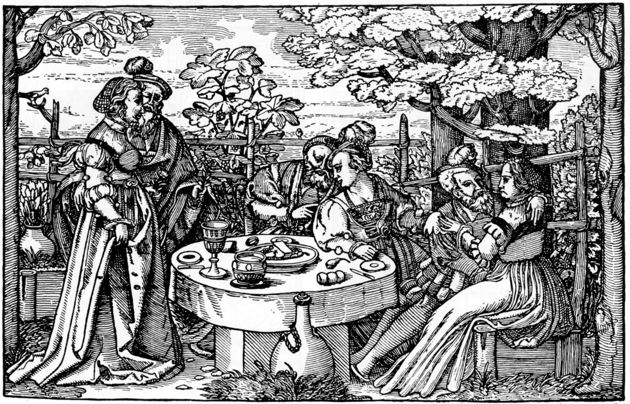 Jardín en Alemania de Hans Sebald Beham