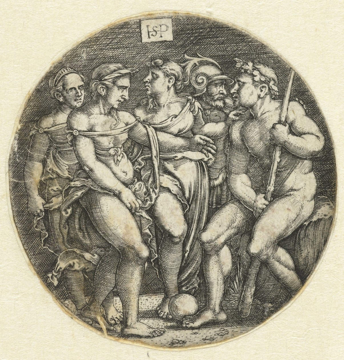 Sentencia de París de Hans Sebald Beham