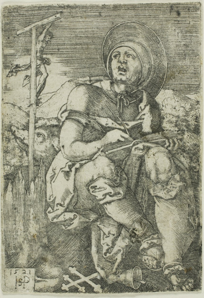 San Antonio el Ermitaño de Hans Sebald Beham