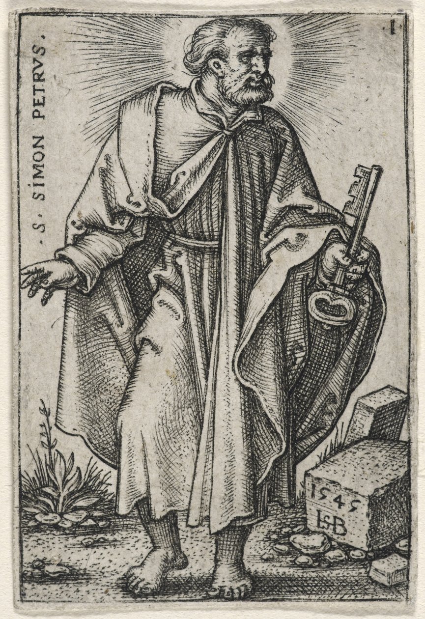 San Pedro, 1541-46 de Hans Sebald Beham