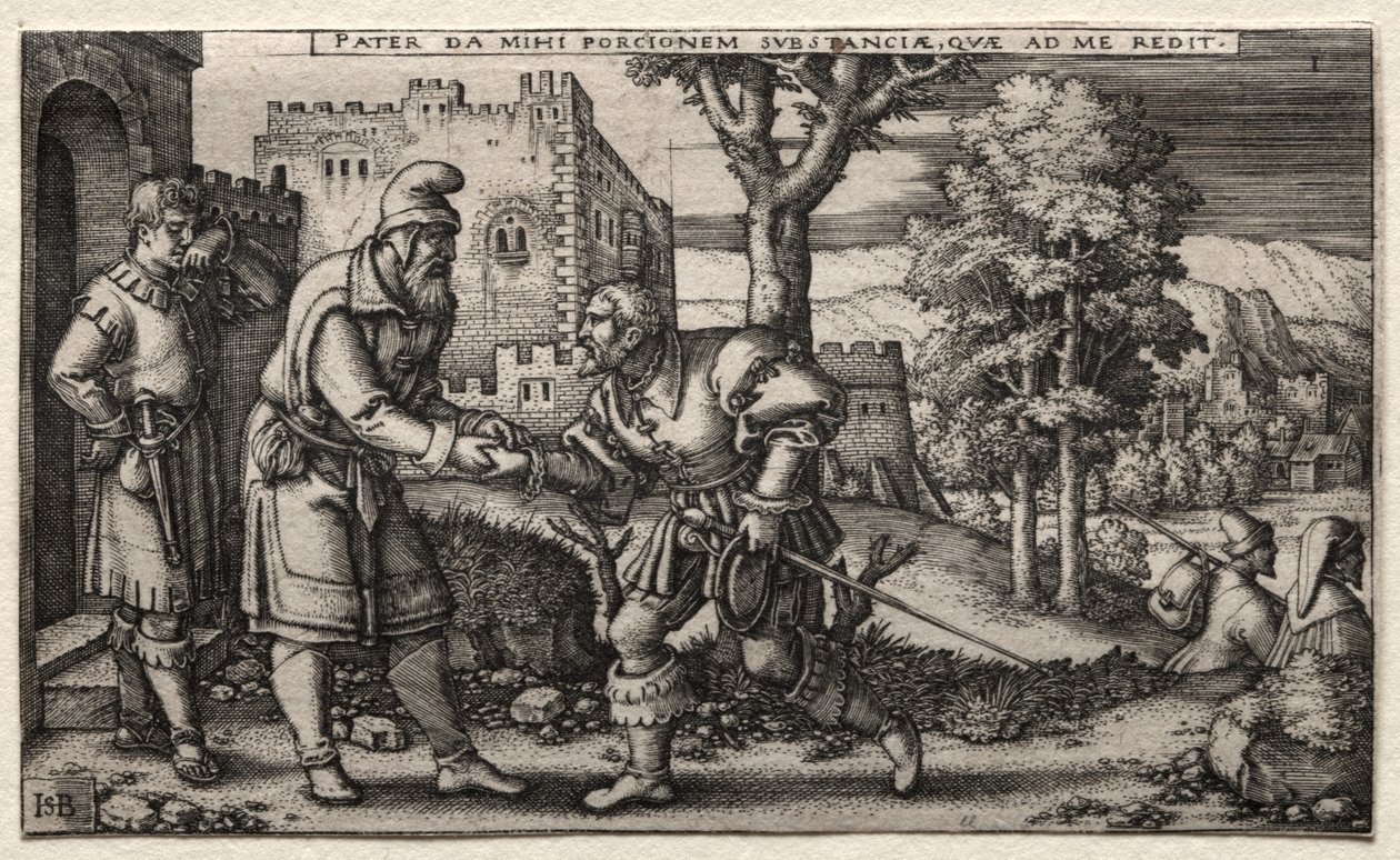 The Prodigal Son de Hans Sebald Beham