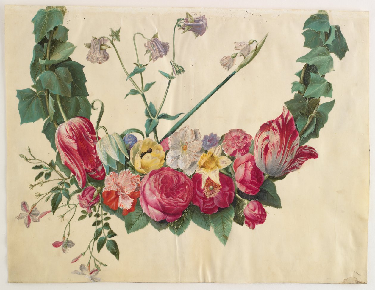 Zarcillo de la flor de Hans Simon Holtzbecker