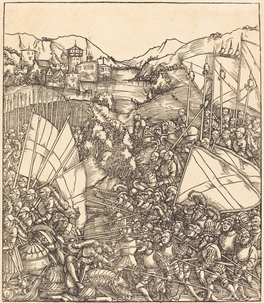 La guerra en Hainault de Hans Springinklee