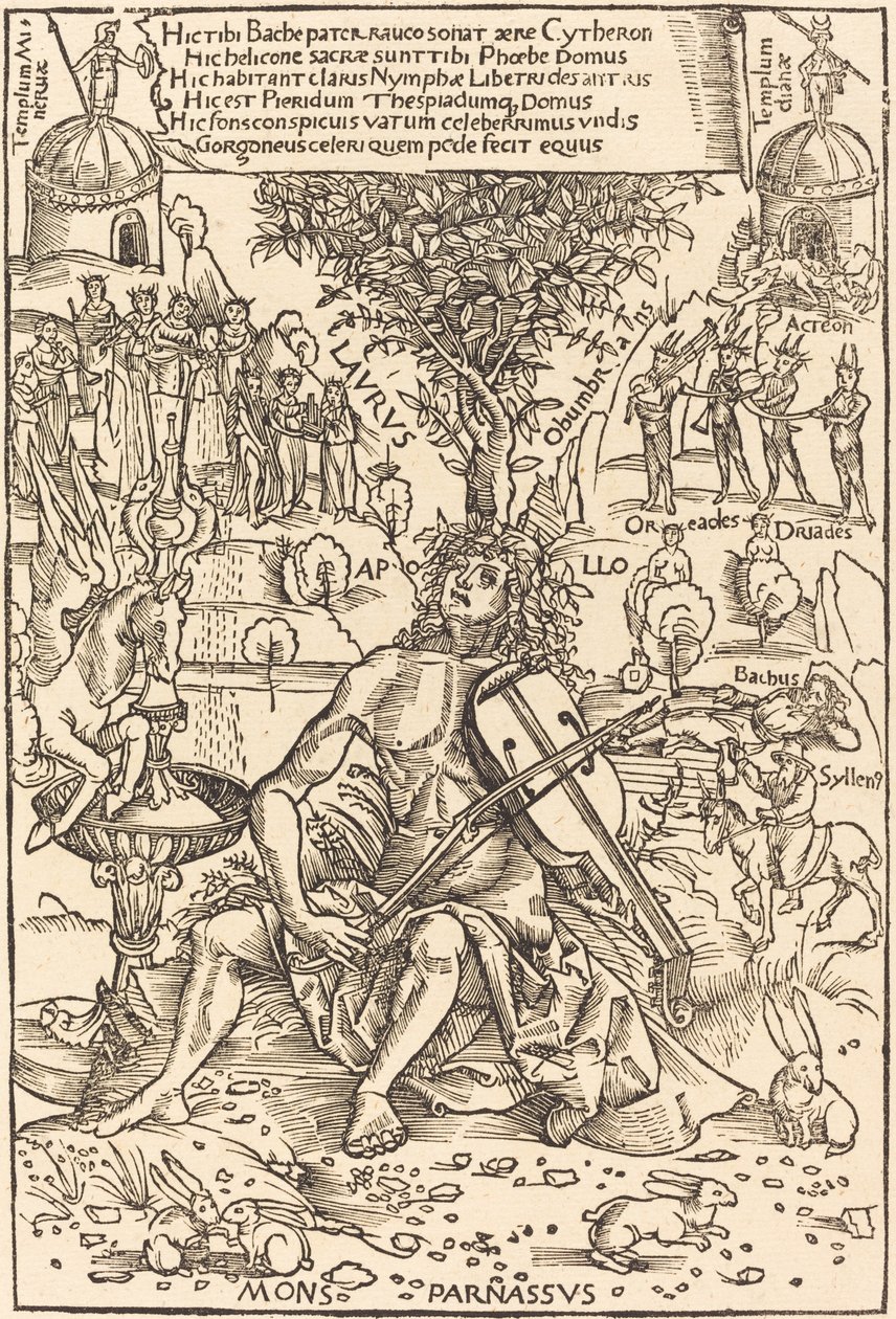 Apolo en el Parnaso de Hans Süss von Kulmbach