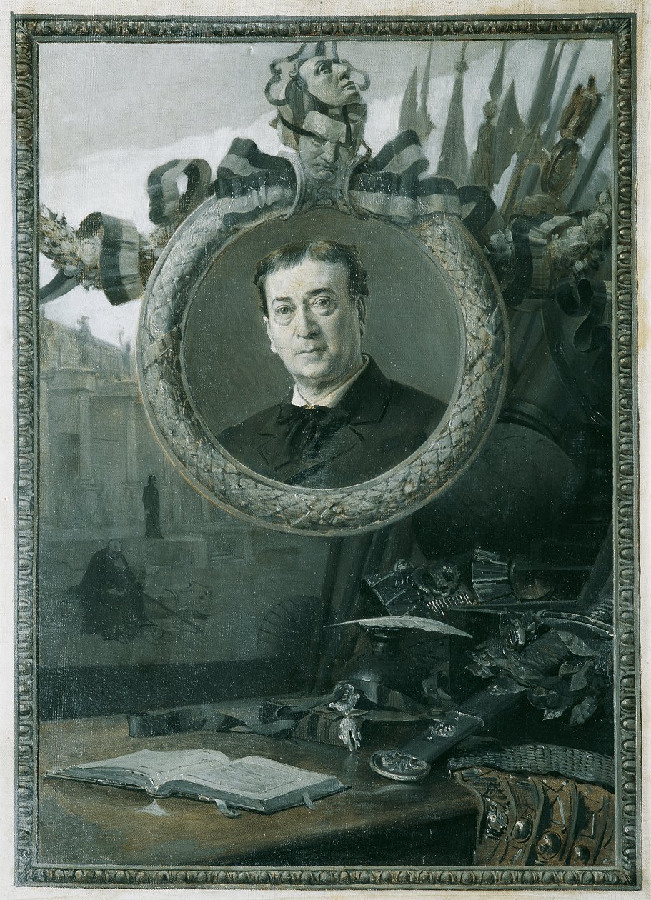 El actor Adolf von Sonnenthal de Hans Temple
