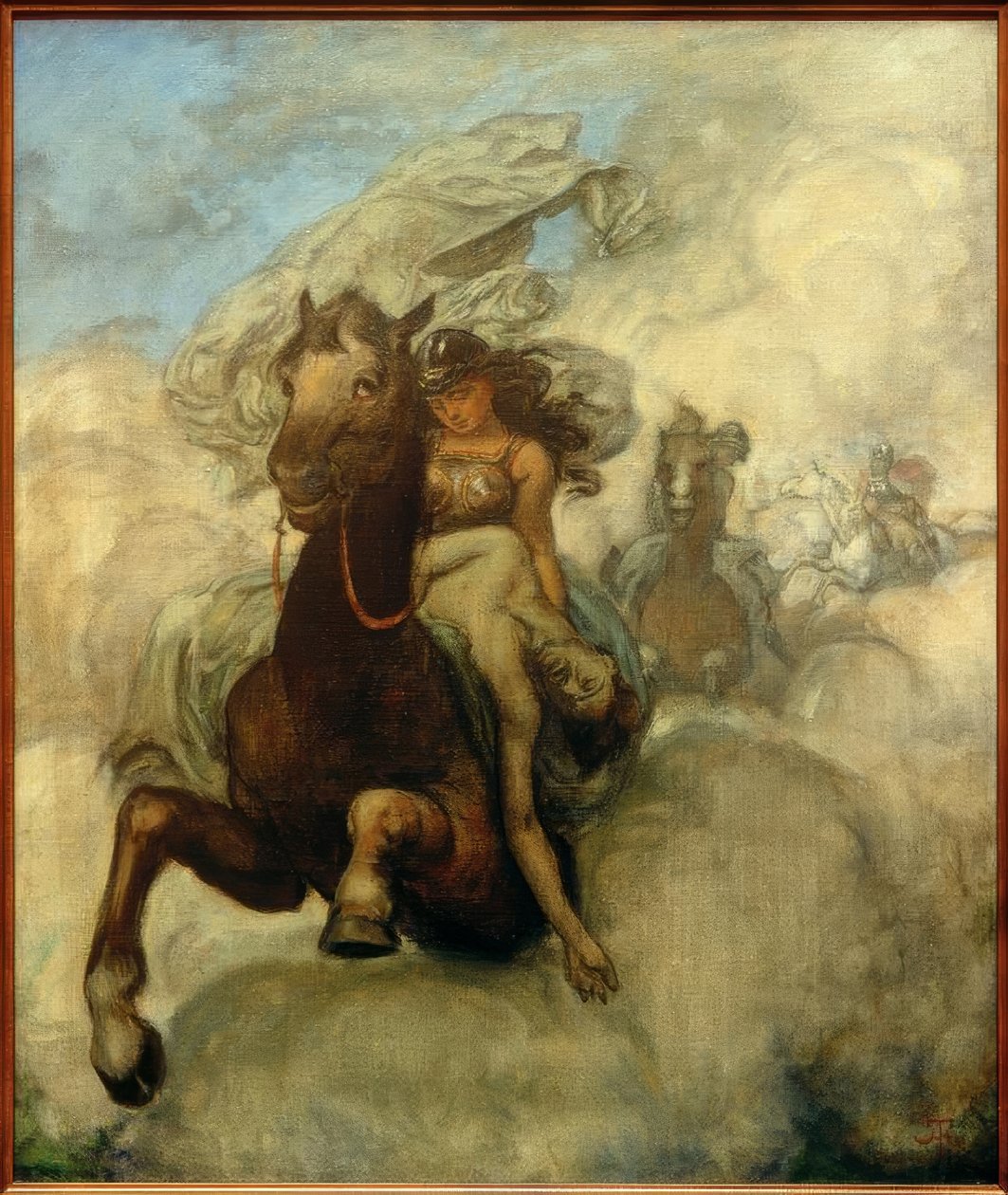 Cabalgata de las valquirias de Hans Thoma