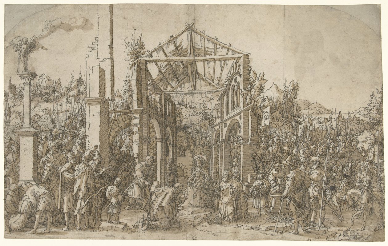 La adoración de los reyes de Hans Weiditz (II) (attributed to)