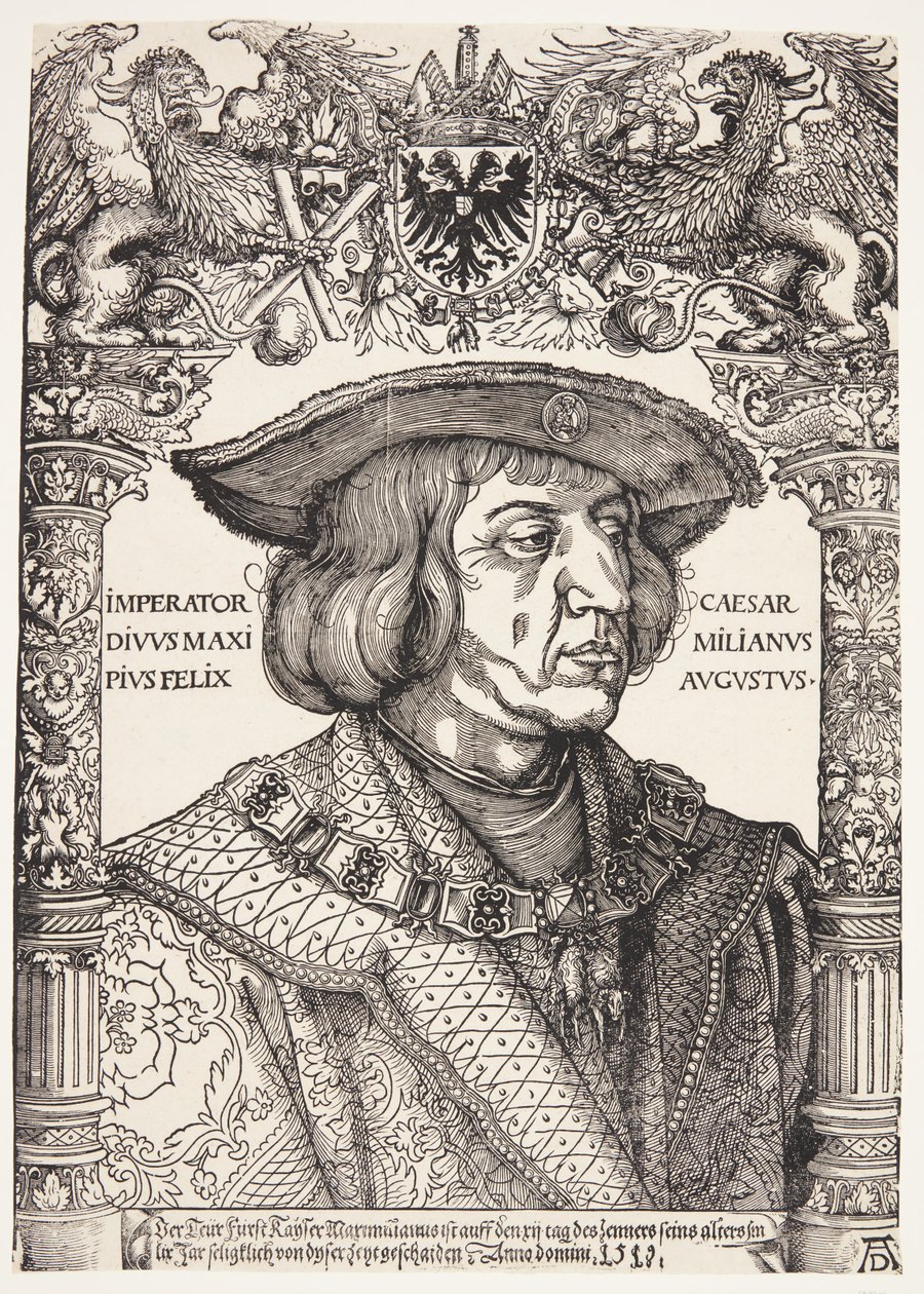 Emperador Maximiliano I de Hans Weiditz II