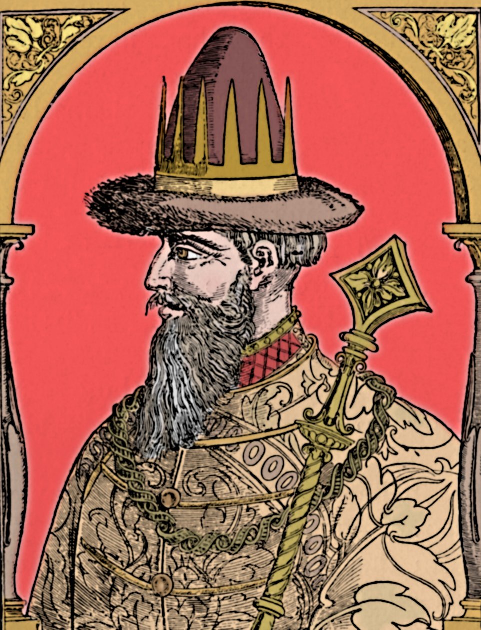 El Zar Iván el Terrible, 1590, 1903 de Hans Wengel