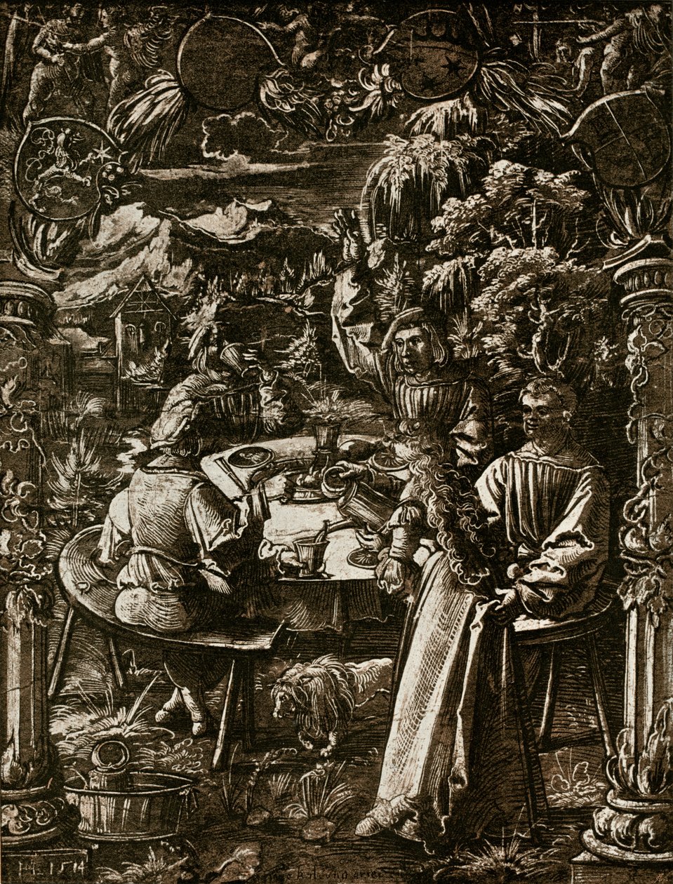 Glasvisierung de Hans the Younger Leu