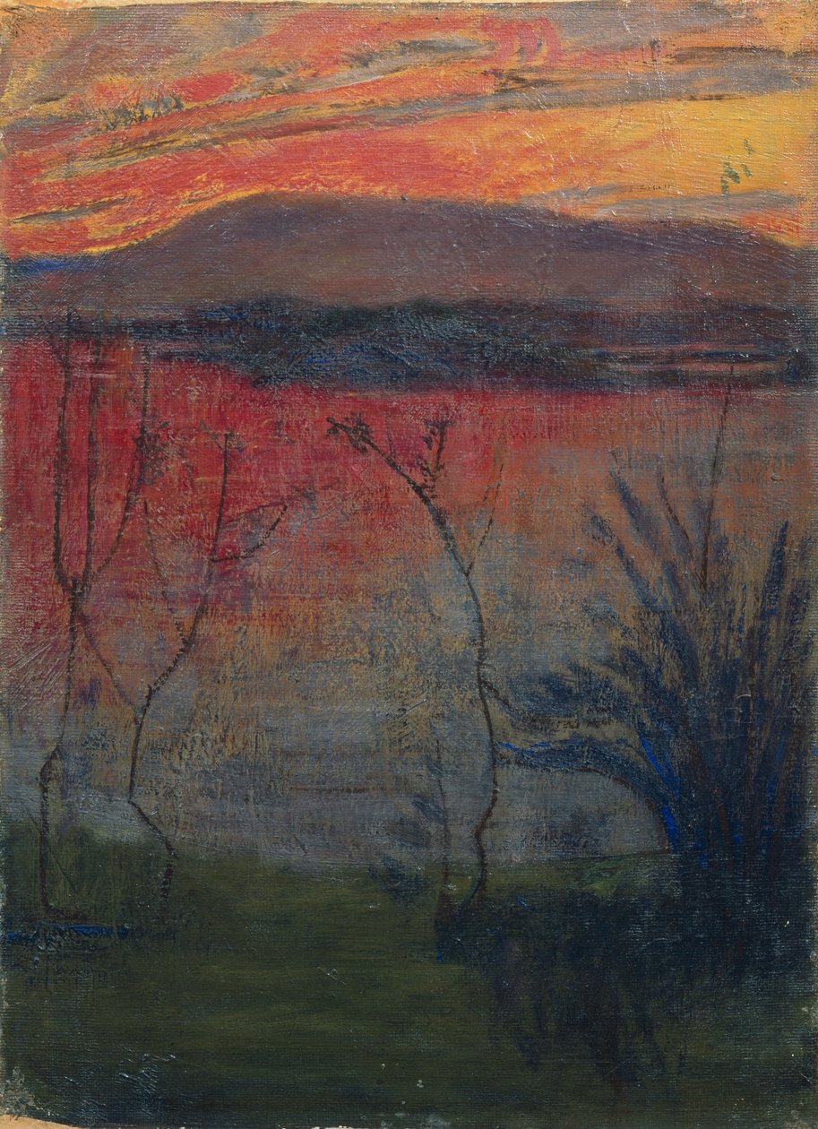 Resplandor nocturno de Harald Oscar Sohlberg