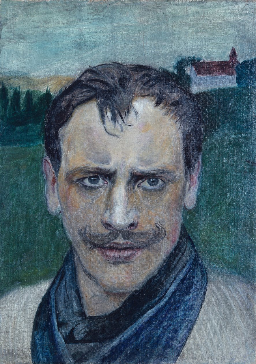 Auto retrato de Harald Oscar Sohlberg
