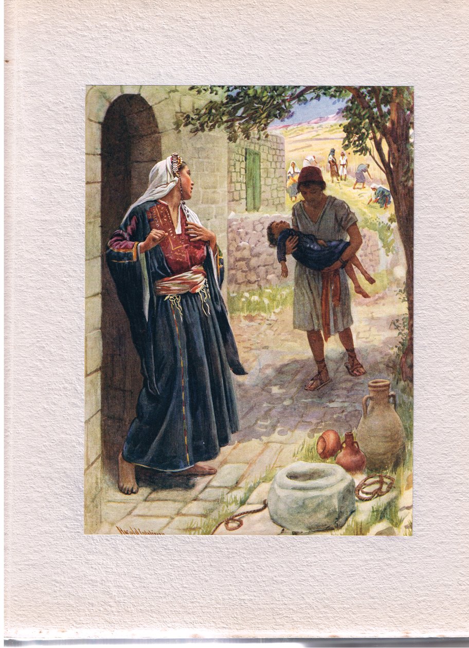 La mujer sunamita, ilustración de 
