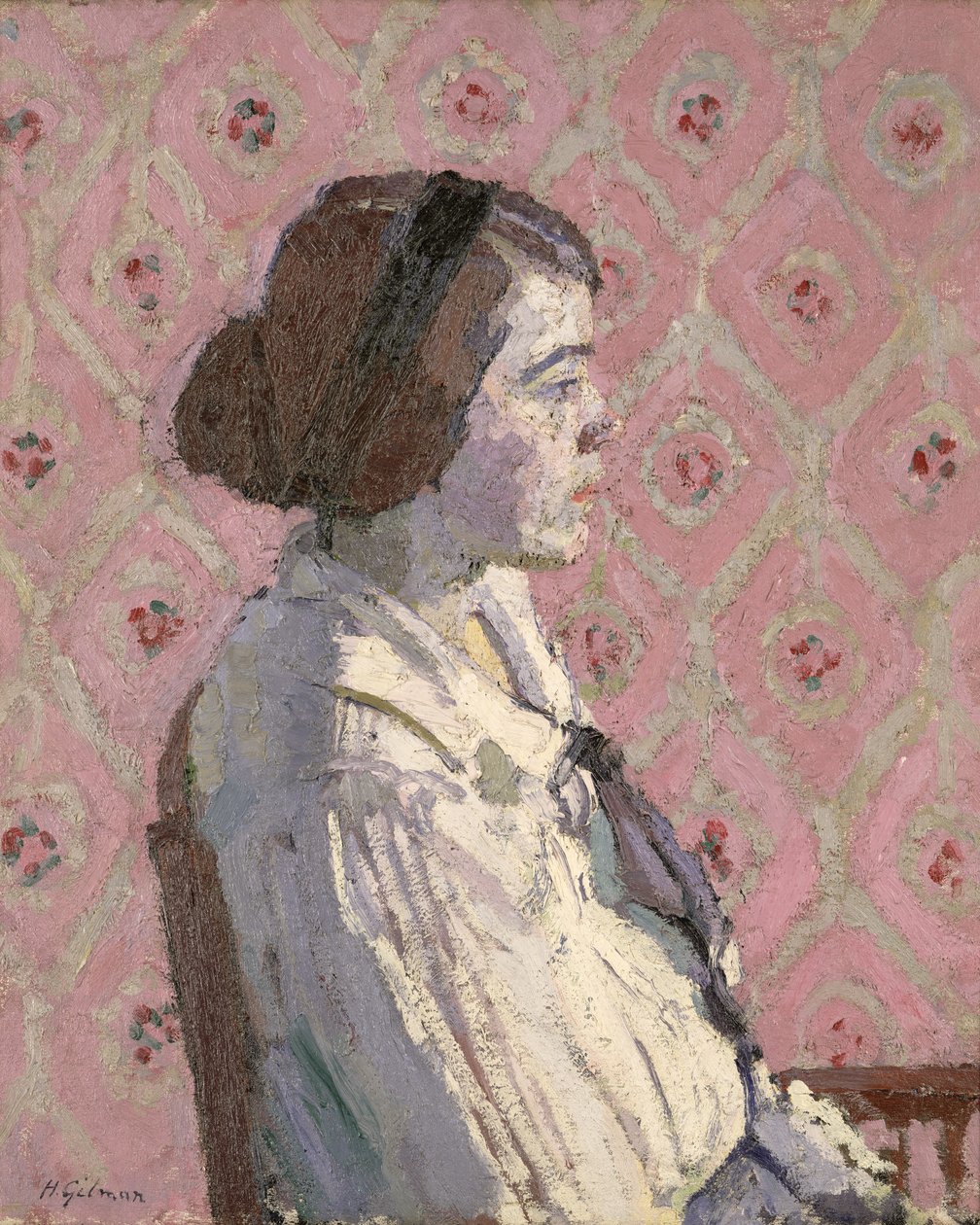 Retrato de perfil: Mary L de Harold Gilman