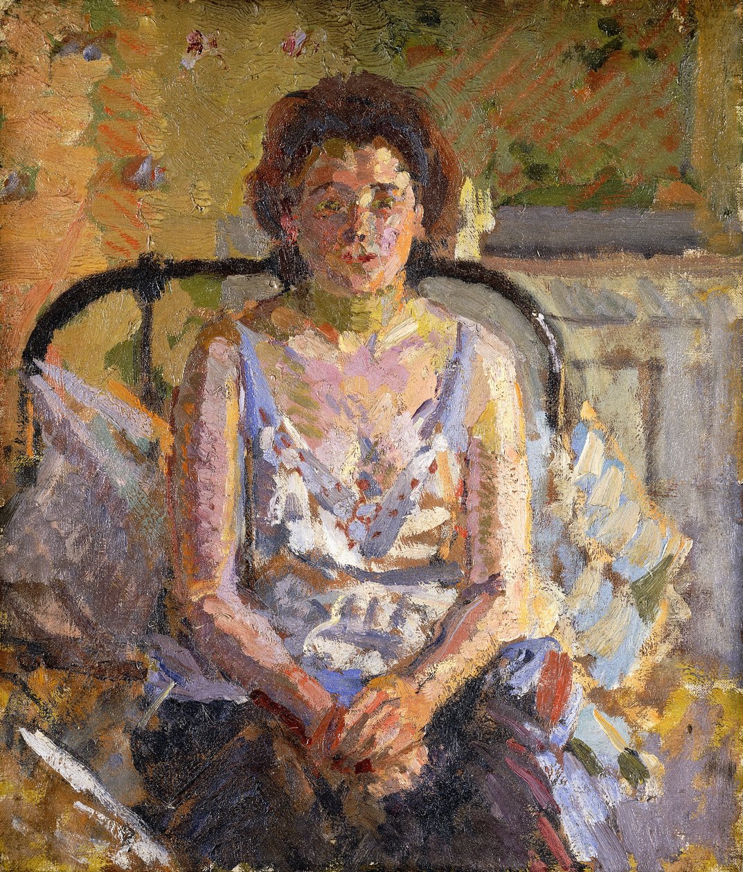 Mujer en una cama de Harold Gilman