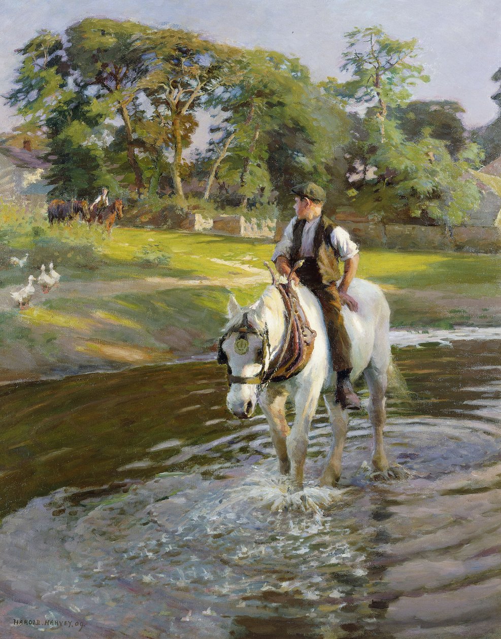 El cierre de un día de verano de Harold Harvey