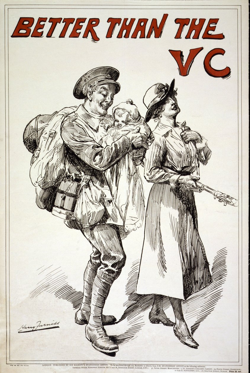 Mejor que la V.C., pub. 1918 de Harry Furniss
