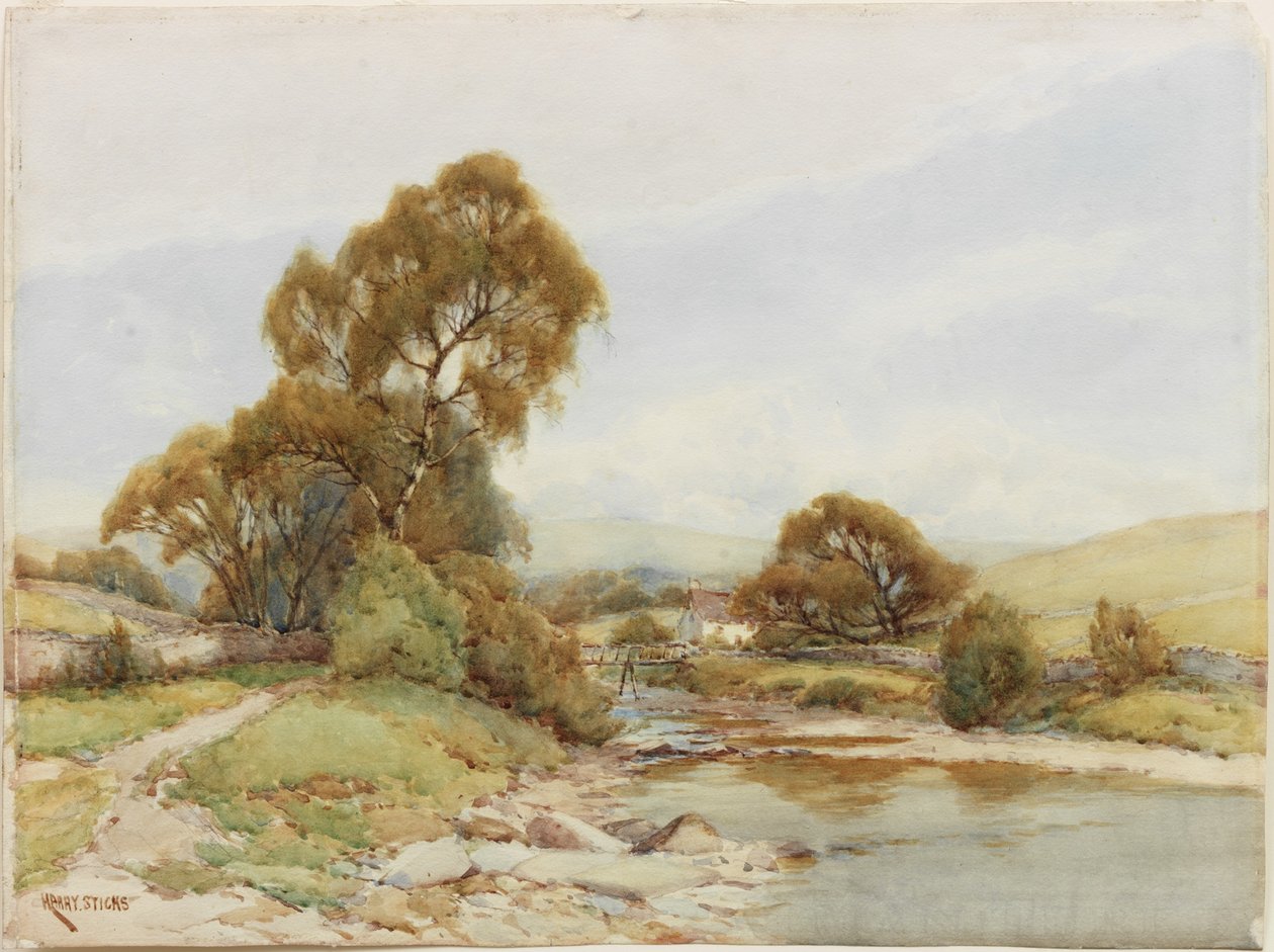 Un paisaje fluvial de Harry Sticks