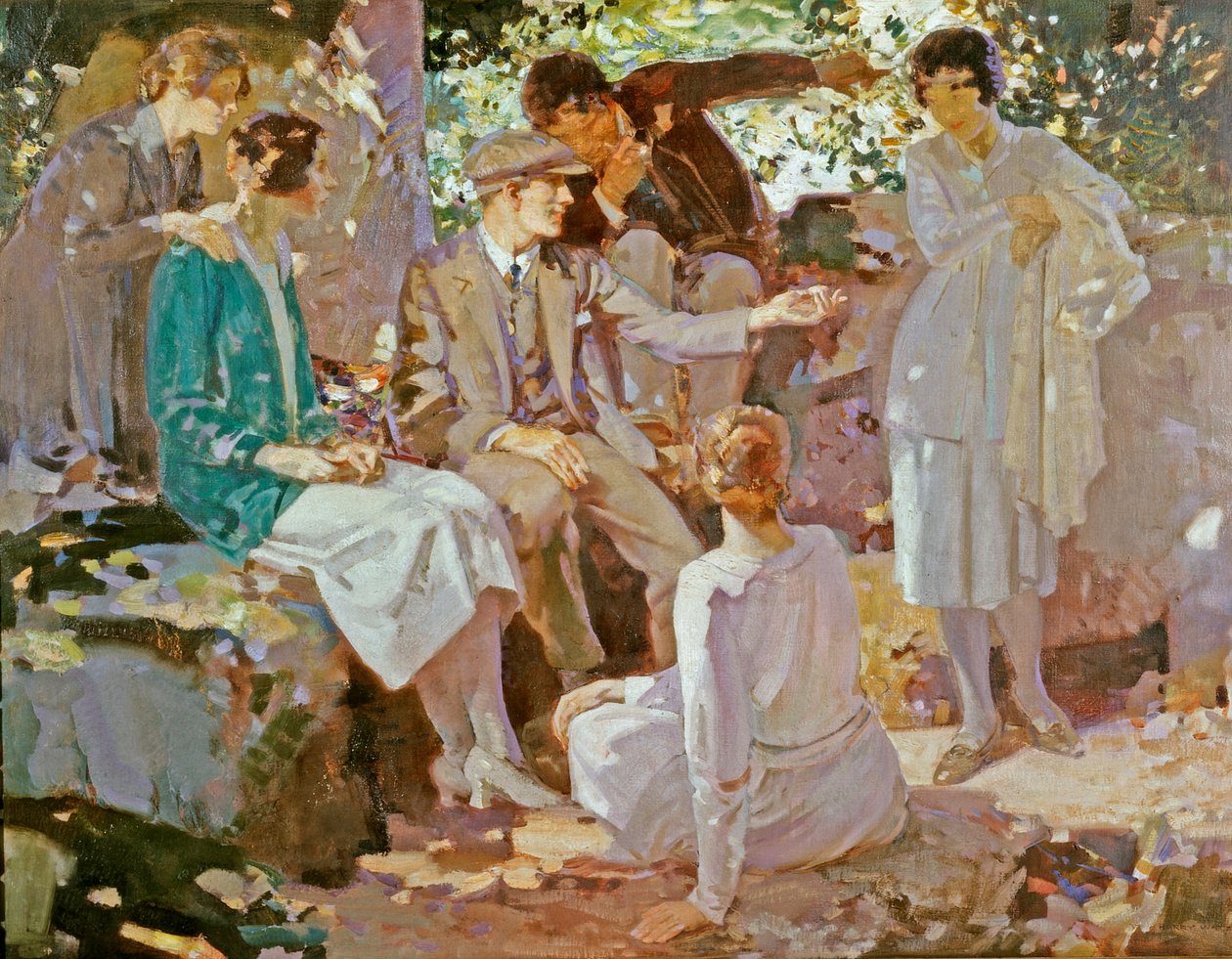 Un cuento por el camino (c.1922) de Harry Watson
