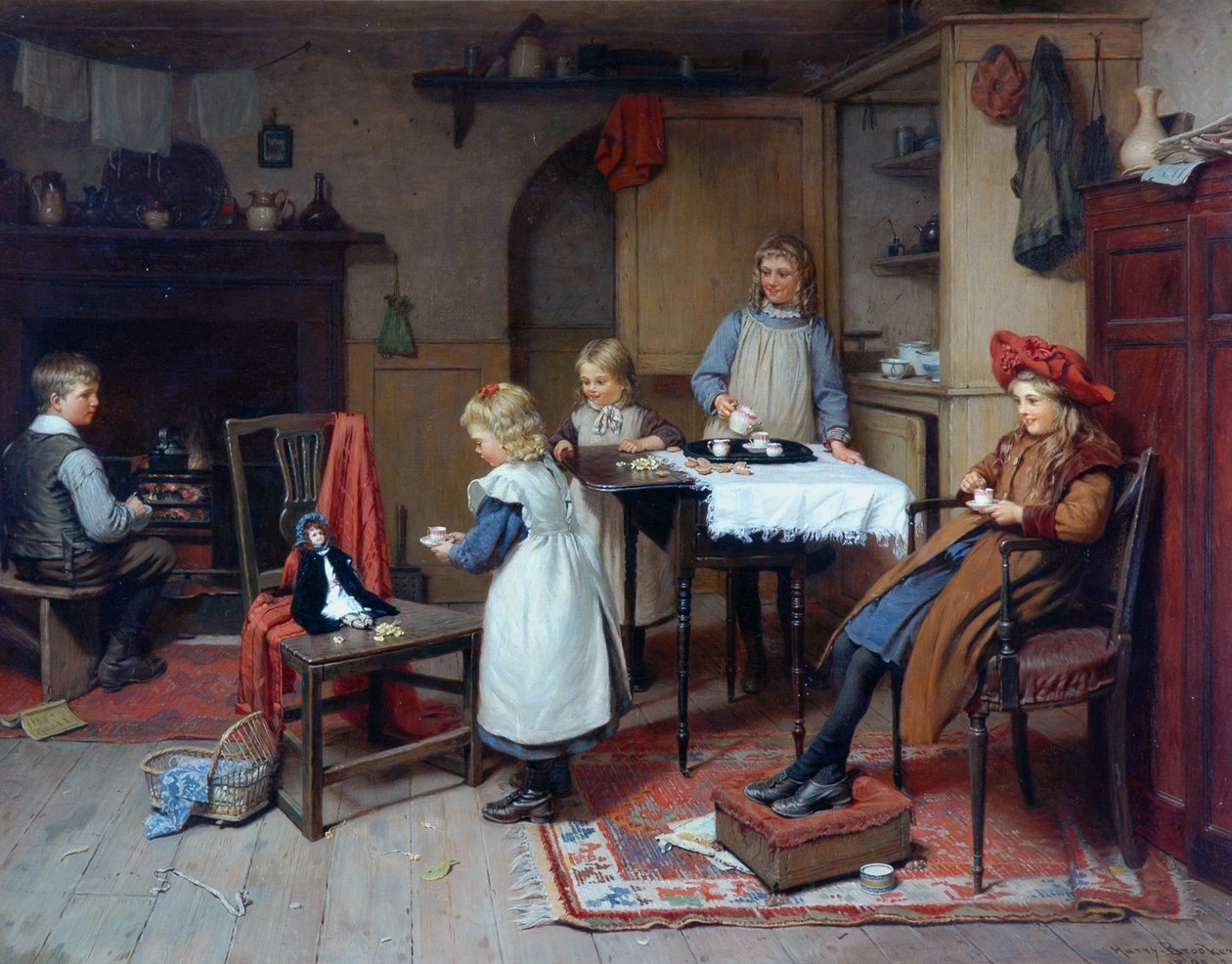Té de la tarde de Harry Brooker