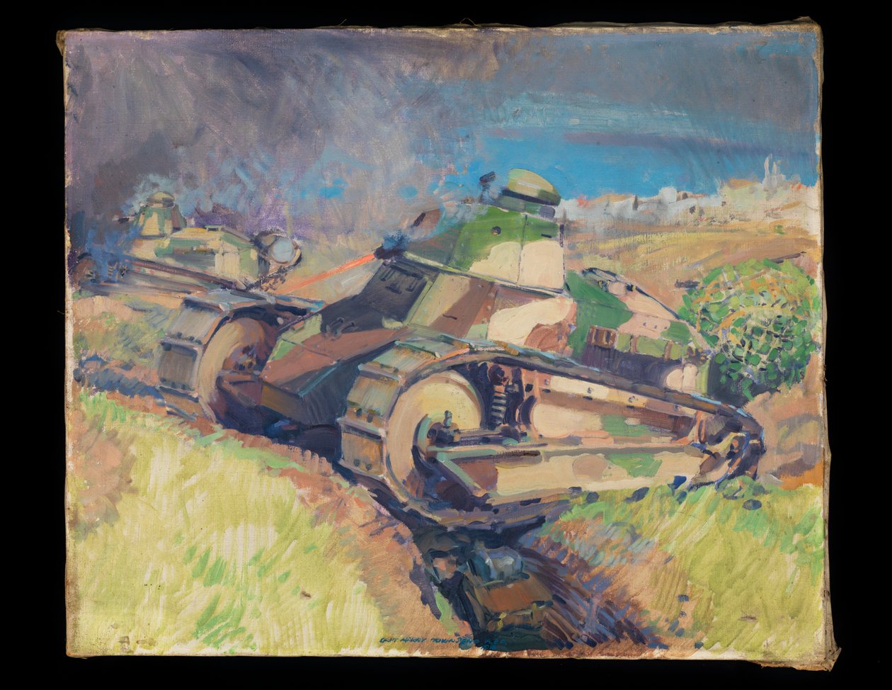 Tanques en acción de Harry Everett Townsend