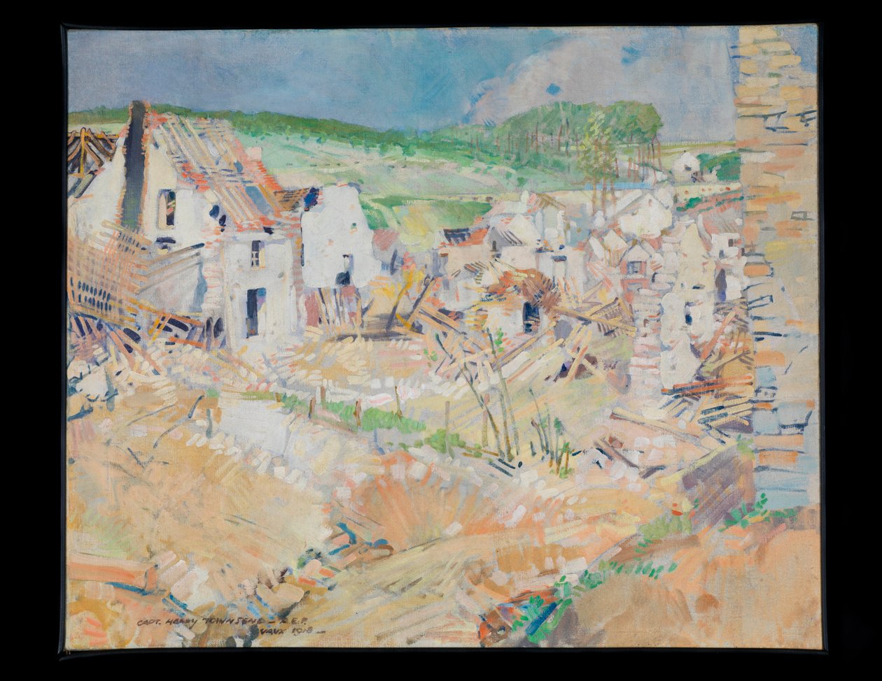 Vaux, c.1918 (óleo) de Harry Everett Townsend
