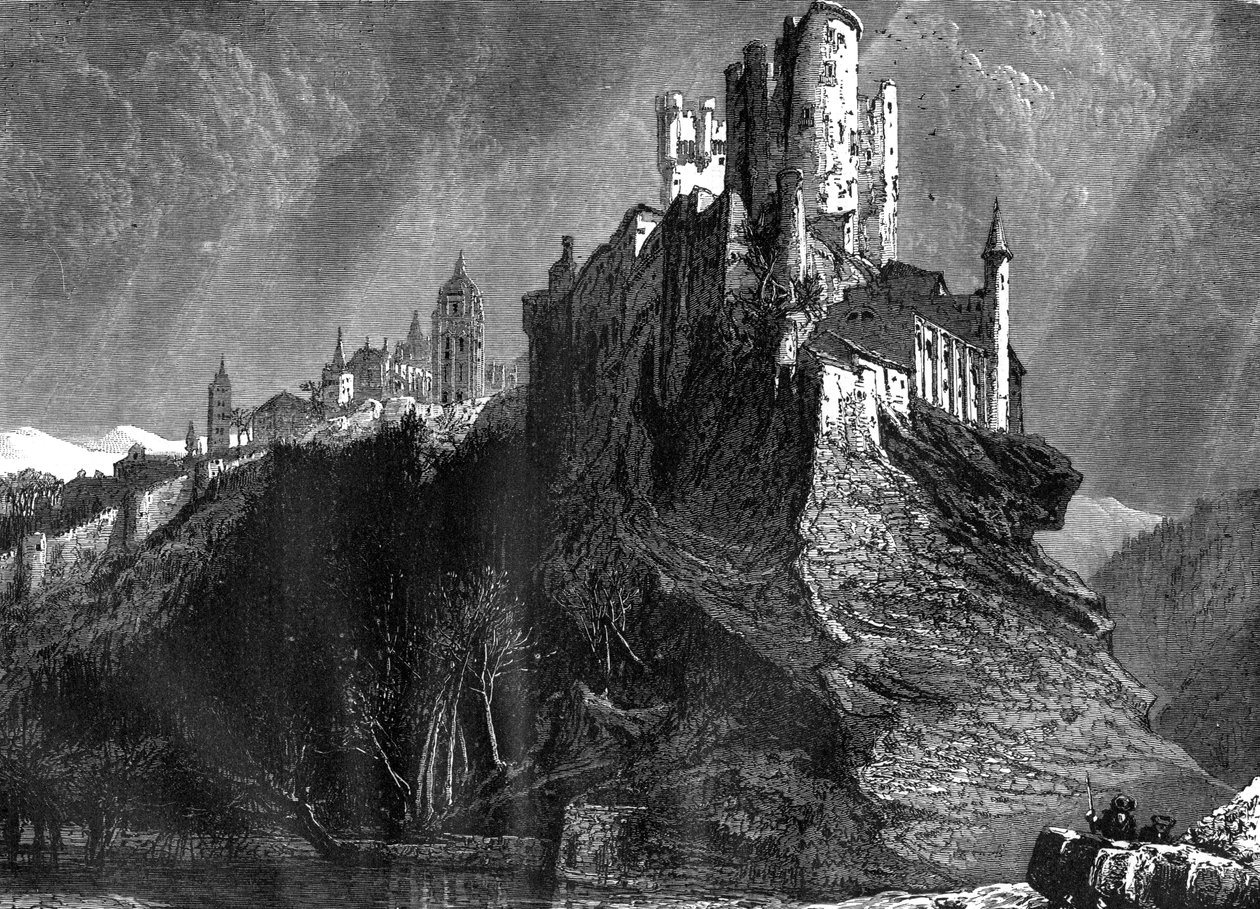 El Alcázar de Segovia, España, siglo XIX de Harry Fenn