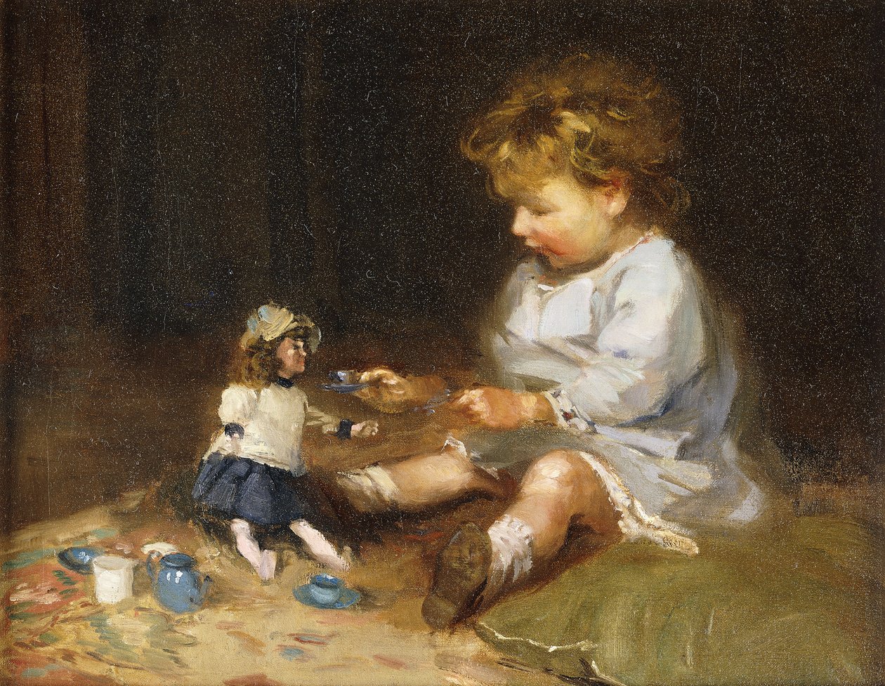 La fiesta del té de Harry Mitten Wilson